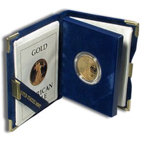 1 oz Proof Gold Eagle - Box/COA (Date Varies)