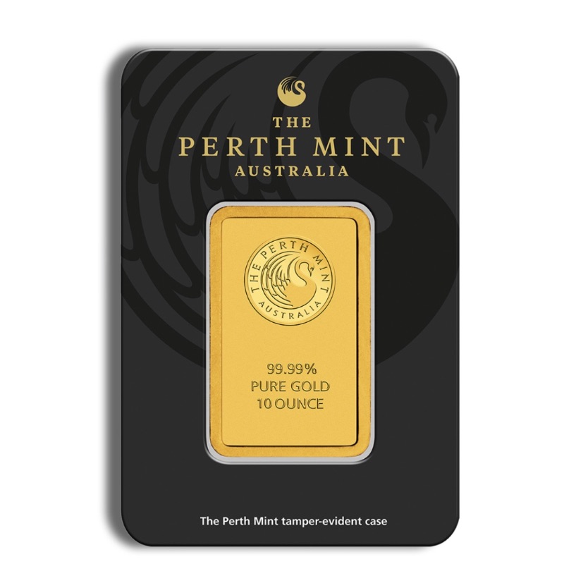 10 oz Gold Bar Perth Mint (In Assay)