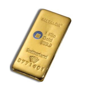 1 Kilo Gold Bar - Metalor