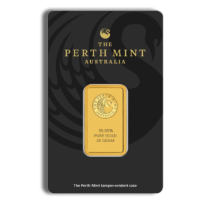 Perth Mint 20 Gram .9999 Fine Gold Bar (In Assay)