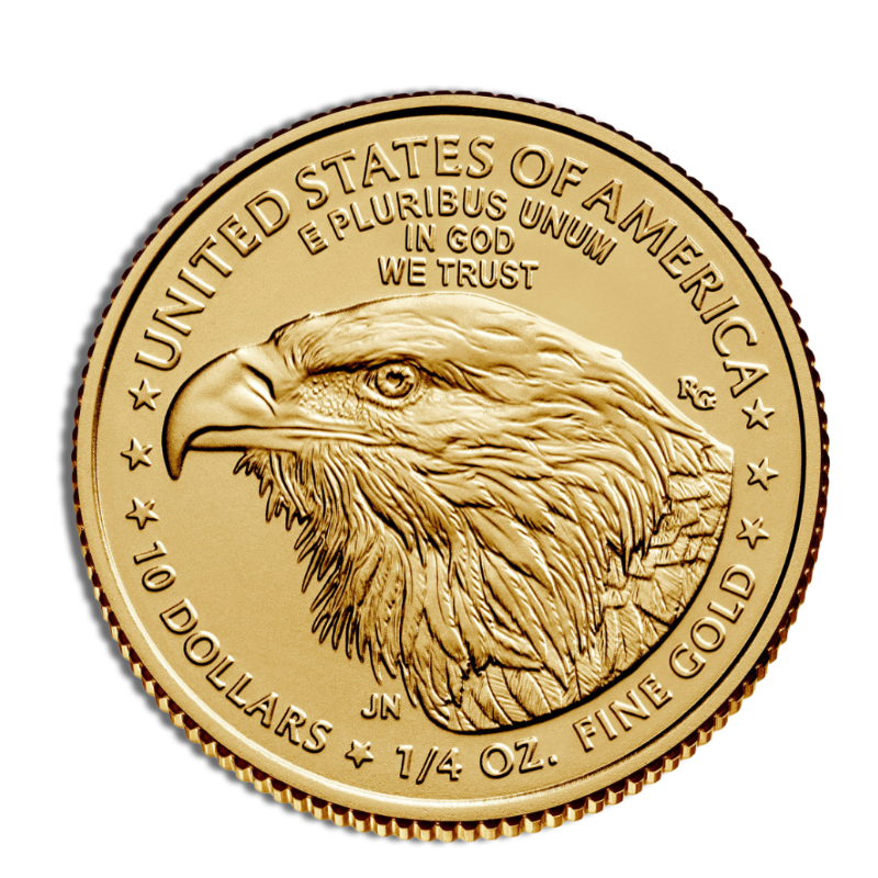 1/4 oz Gold Eagle - BU (Year Varies) - Image 2