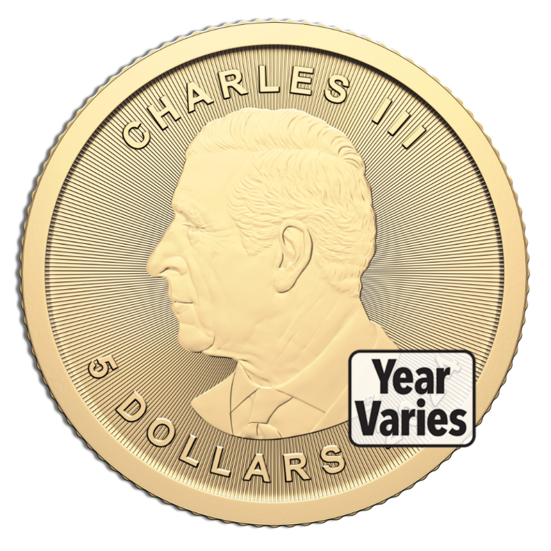 1/10 oz Gold Maple Leaf (Year Varies) - Image 3
