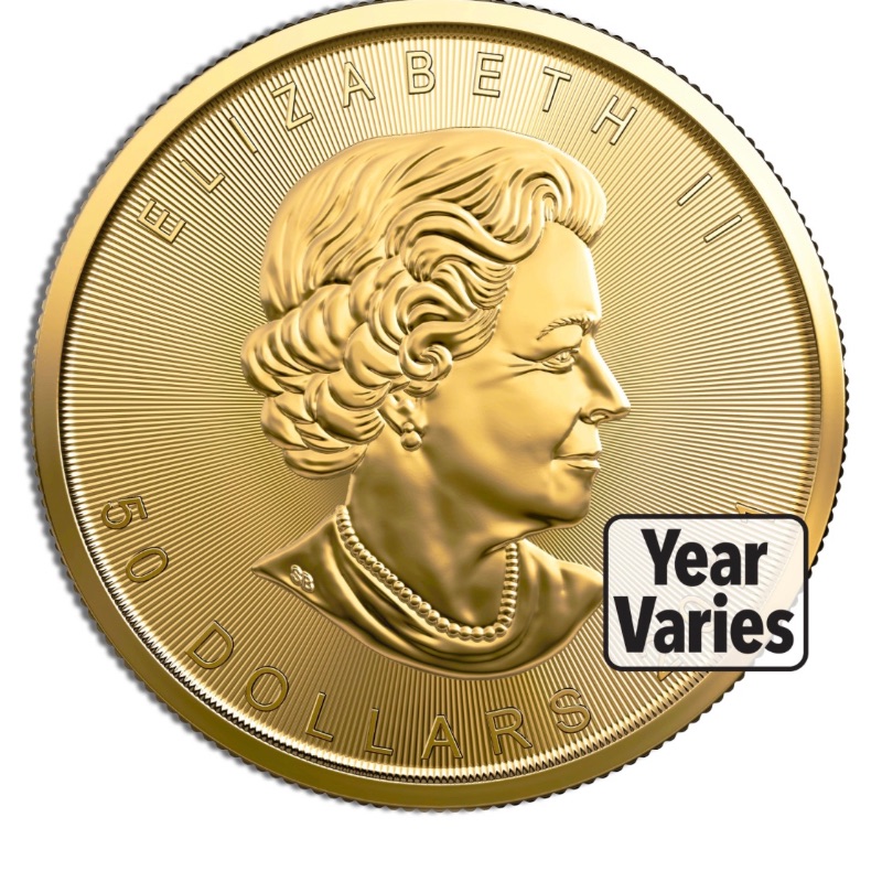 1 oz .9999 Gold Maple Leaf (Year Varies) - Image 2