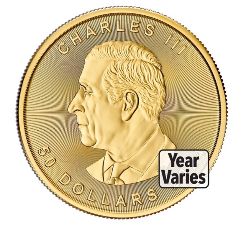 1 oz .9999 Gold Maple Leaf (Year Varies) - Image 3