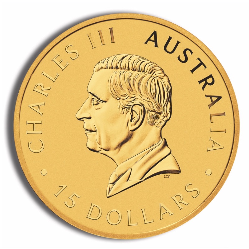1/10 oz Australian Kangaroo/Nugget Gold Coin (Year Varies) - Image 3