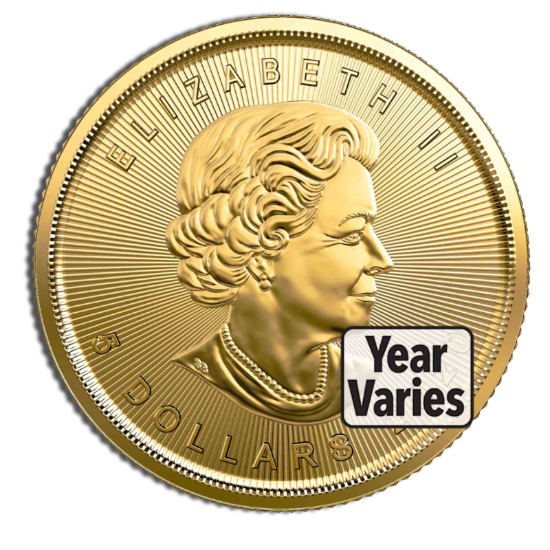 1/10 oz Gold Maple Leaf (Year Varies) - Image 2