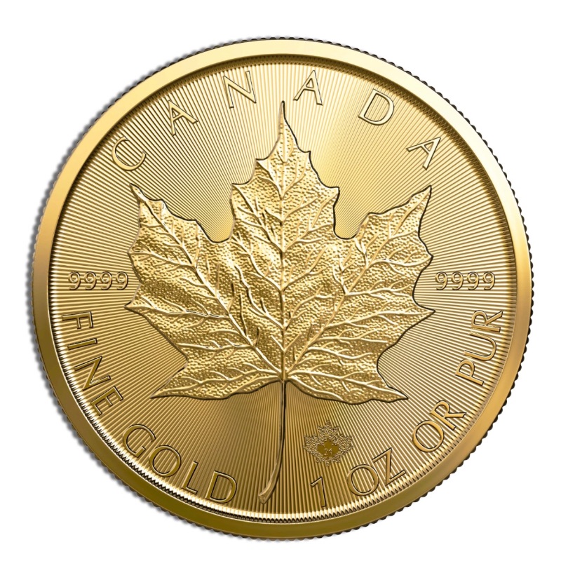 1 oz .9999 Gold Maple Leaf (Year Varies)