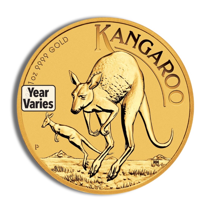 1 oz Australian Kangaroo Gold Coin (Year Varies)