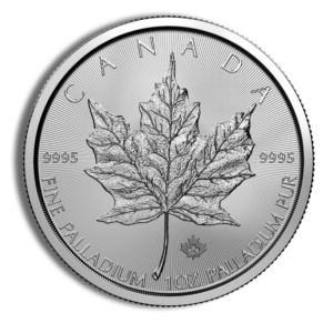 1 oz Palladium Maple Leaf - BU (Date Varies)