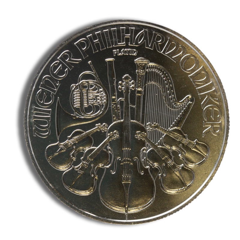 1 oz Platinum Philharmonic Coin – BU (Year Varies)