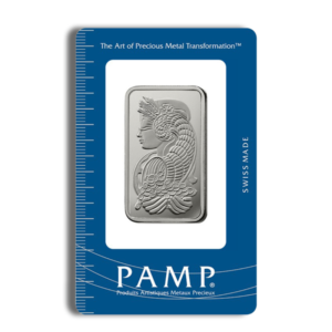 1 oz Platinum Bar – PAMP Fortuna (In Assay)