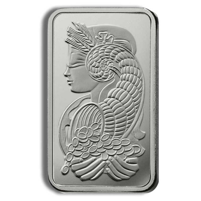 1 oz Platinum Bar – PAMP Fortuna (In Assay) - Image 3