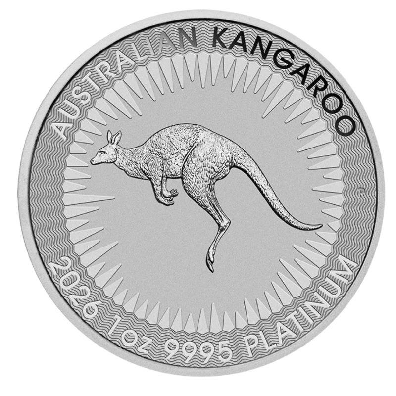 2026 Platinum Kangaroo Coin – 1 oz BU