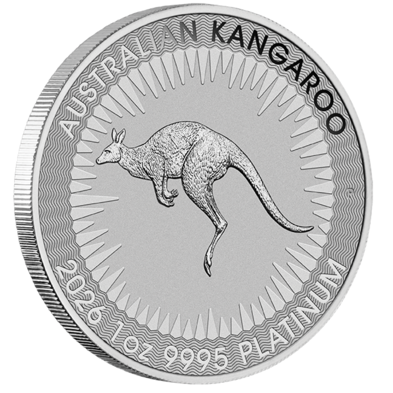 2026 Platinum Kangaroo Coin – 1 oz BU - Image 3