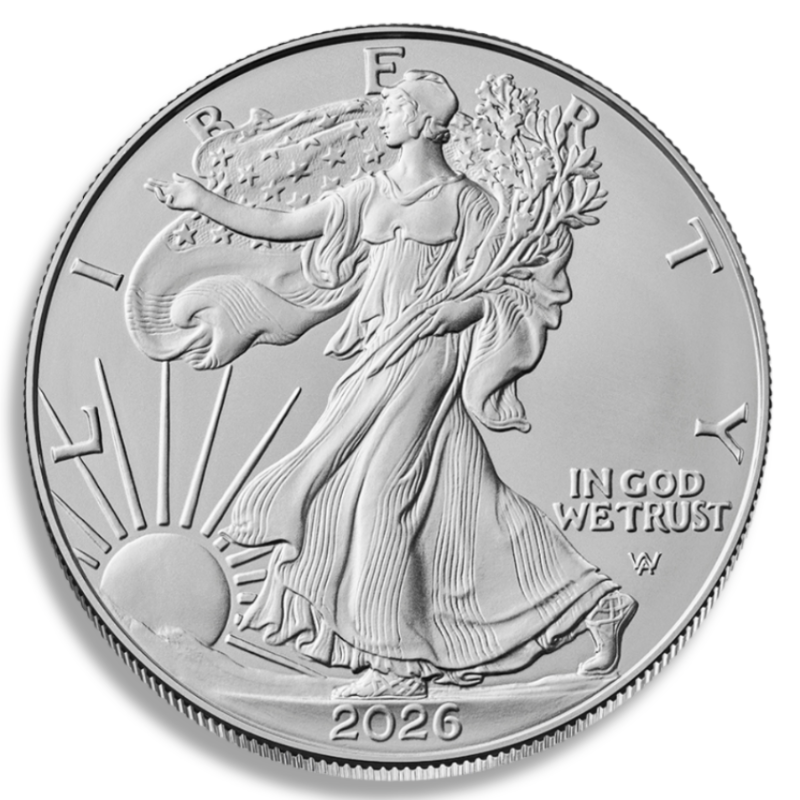 1 oz 2026 Silver American Eagle – BU