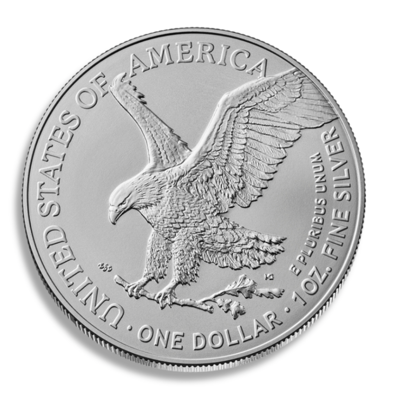 1 oz 2026 Silver American Eagle – BU - Image 2