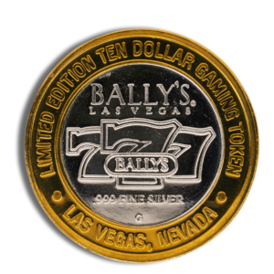 $10 Silver Casino Strike – .999 Fine Silver – Las Vegas Casino Token