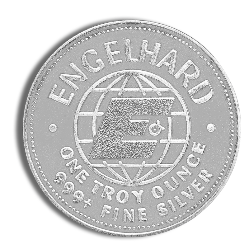 1 oz Silver Round – Engelhard Prospector - Image 2